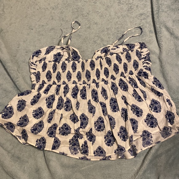 J Crew Blue Patterned Cami - Picture 3 of 3